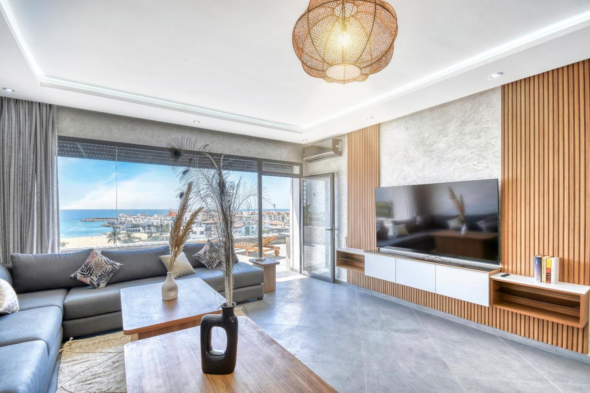 Luxury Seafront Appartement 6-7P Agadir Esterno foto
