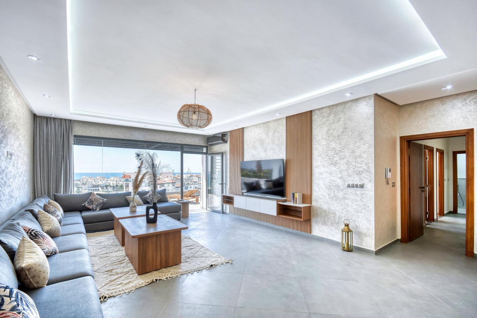 Luxury Seafront Appartement 6-7P Agadir Esterno foto