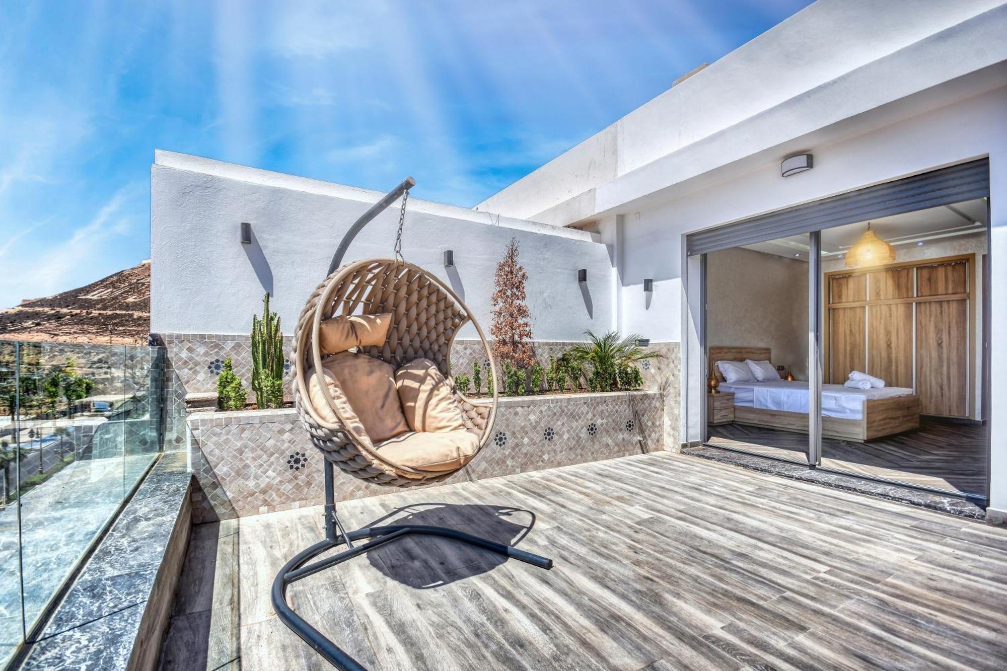 Luxury Seafront Appartement 6-7P Agadir Esterno foto
